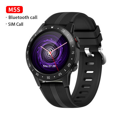 Smartwatch Men GPS With SIM Card Fitness Compass Barometer Altitude M5 Mi Smart Watch Men Women 2021 for Android Xiaomi