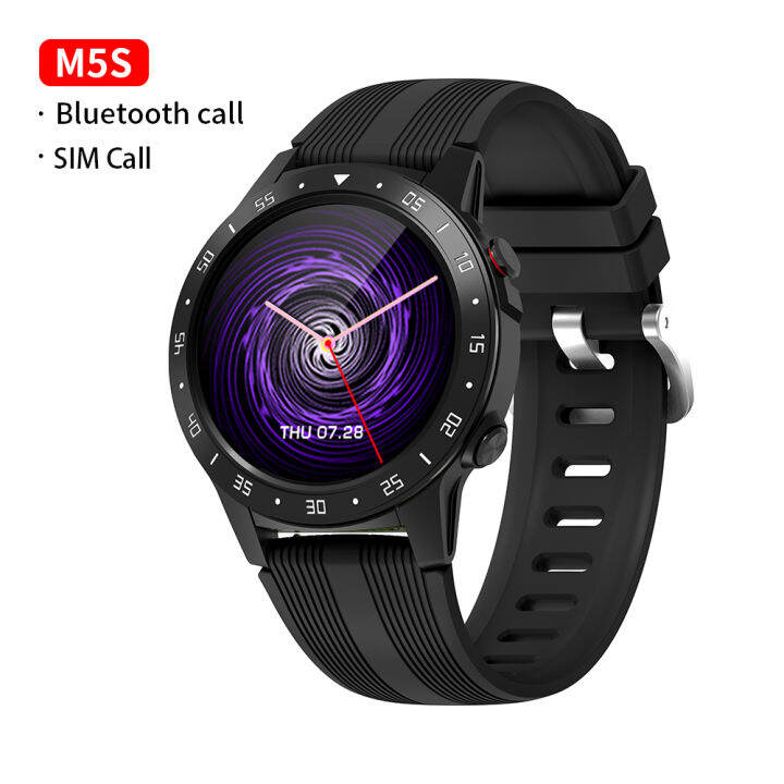 Sport smart watch with dual camera bluetooth sim outlet card compass smartwatch for ios & android