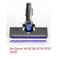 เครื่องมือหัวแปรงถูพื้นแบบมอเตอร์สำหรับ Dyson V6 V8 V7 V10 V11เครื่องดูดฝุ่นลูกกลิ้งขัดเท้ากวาดพื้นนุ่มแปรงถูพื้นสำหรับ Dyson V6เครื่องดูดฝุ่นอุปกรณ์เสริม