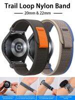 20mm 22mm Band For Samsung Galaxy Watch 4/5 Pro 45mm Nylon Gear S3 Active 2 Trail Loop coorea bracelet HUAWEI Watch GT 2/2e/pro Straps