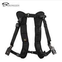 ❖✻☇ 2018 sell well HOT Double Shoulder Camera Strap Belt Photo Studio Accessories for Keeping 2 Cameras SLR DSLR