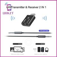 เครื่องส่งสัญญาณเครื่องรับสัญญาณเสียงตัวรับสัญญาณ WiFi ในรถยนต์ของ UIIKZT 5.0บลูทูธแบบ2 IN 1