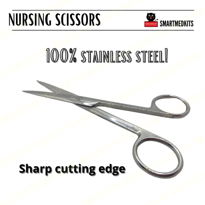 High Quality Nursing Scissors / Dressing Scissors READY STOCK MALAYSIA Lazada