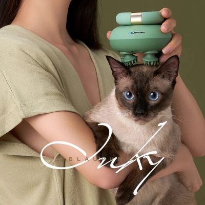 ใหม่ Blaupunkt Sapphire Smart Hair Scalp Massager IPX7กันน้ำหัวนวด Claw ไฟฟ้าอัตโนมัติแมวหัวเราะ Artifact