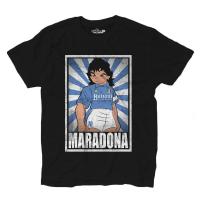 เสื้อยืดฟุตบอล Vintage Maradona Napoli Legend ล้อเลียน Holly Et Benji Grunge Cool Cal Pride T เสื้อผู้ชาย Unisex แฟชั่นS-5XL