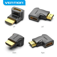 Vention อะแดปเตอร์ HDMI 2.0 270 90องศามุมขวาชายกับหญิงเคเบิ้ลแปลง4พัน Extender สำหรับ PS4 HD สวิทช์