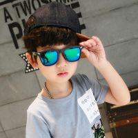 Childrens Fashion Sunglasses Square Mirror Sun Glasses Brand Design Sunglasses for Boys and Girls Design Eyewear UA400 D003