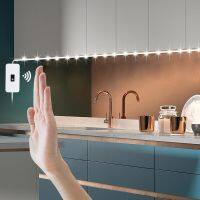 Sensor Night Light DC 5V Backlight Under Cabinet Lamp Hand Sweep Waving ON OFF LED Light Strip TV Kitchen USB Smart Lamp 0.5~5M