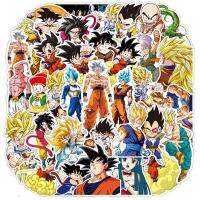 สติกเกอร์ดราก้อนบอล Goku ลายอะนิเมะ10/30/50ชิ้นโน๊ตบุ๊ครถยนต์สเกตบอร์ดสำหรับแล็ปท็อปสติ๊กเกอร์ลายการ์ตูนสุดเท่ลายซุปเปอร์ไซย่า