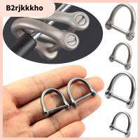 B2RJKKKHO โลหะผสมไททาเนียม หัวเข็มขัดบัคเกิล รูปร่าง D ที่มีคุณภาพสูง Carabiner ของใหม่ กำไลข้อมือหัวเข็มขัด อุปกรณ์เสริมกลางแจ้ง