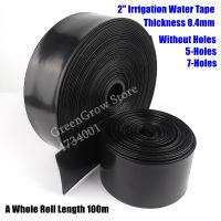 10~50m 2" Φ50mm Thick 0.4mm Agriculture Irrigation Watering Tape Garden Farm Water Saving Irrigation Tube Lawn Spray Water Hose