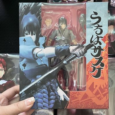 ของขวัญของเล่นเด็กตุ๊กตาสำหรับเก็บข้อต่อเลื่อนได้ของเล่นตุ๊กตาขยับแขนขาได้ Uchiha โมเดลเคลื่อนไหว Sasuke จาก SH Figuarts นารูโตะ