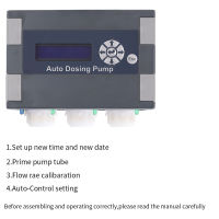 Jebao Dosing Pump DP4 Peristaltic Automatic Aquarium ปั๊มน้ำ Reef Marine Plant ผลิตภัณฑ์สำหรับสัตว์เลี้ยง Electr Coral Feeder ถังตกปลา