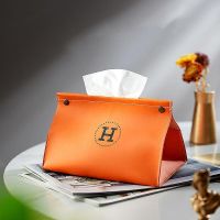 Fashion Creative Nordic Light Luxury Tissue Box Holder Luxury Brand Toilet Car Household Storage Napkin Paper