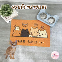 พรมดักทรายแมว 40x60 Cat Litter Mat ดักทรายแมว ดักหน้าห้องน้ำ พรม