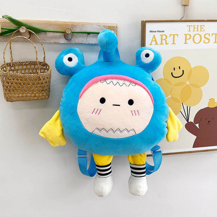 egg-party-doll-backpack-cute-shark-strawberry-cartoon-doll-backpack