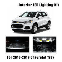 13 Bulbs White LED Car Reading Ceiling Light Interior Kit Fit For 2013-2016 2017 2018 2019 Chevrolet Trax Trunk License Lamp