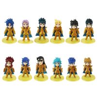 Saint Seiya Cavaleiros Da Figura De Ação Do Zodíaco, Brinquedo Serise Dourado, Estatueta Ikki Seiya Shiryu Hyoga, Bonecas Modelo, 12Pcs Por Conjunto