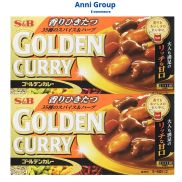 HCM - Viên cà ri Golden Curry vị mặn ngọt 198g- Viên cà ri Nhật Bản