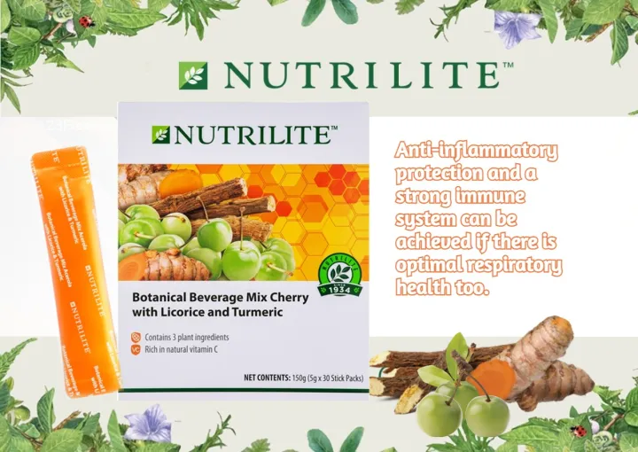 Nutrilite Botanical Beverage Mix Cherry With Licorice & Turmeric for