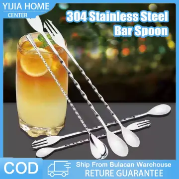 5Pcs Stainless Steel Coffee Stir Sticks with Holder Reusable Beverage Drink  Cocktail Stirrer Home Bar Supply 