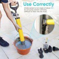 Grouting Mortar Sprayer ปูนขาวปั๊มสแตนเลสพลาสติกกาวเครื่องมือสำหรับเติม4Pcs หัวฉีด