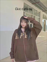 Chic Clothing  เสื้อฮู้ด เสื้อแขนยาวอบอุ่น หลวมและสบาย ๆ สไตล์ขี้เกียจย้อนยุคอเมริกัน 2023NEW WJK2390PK8 37Z230914