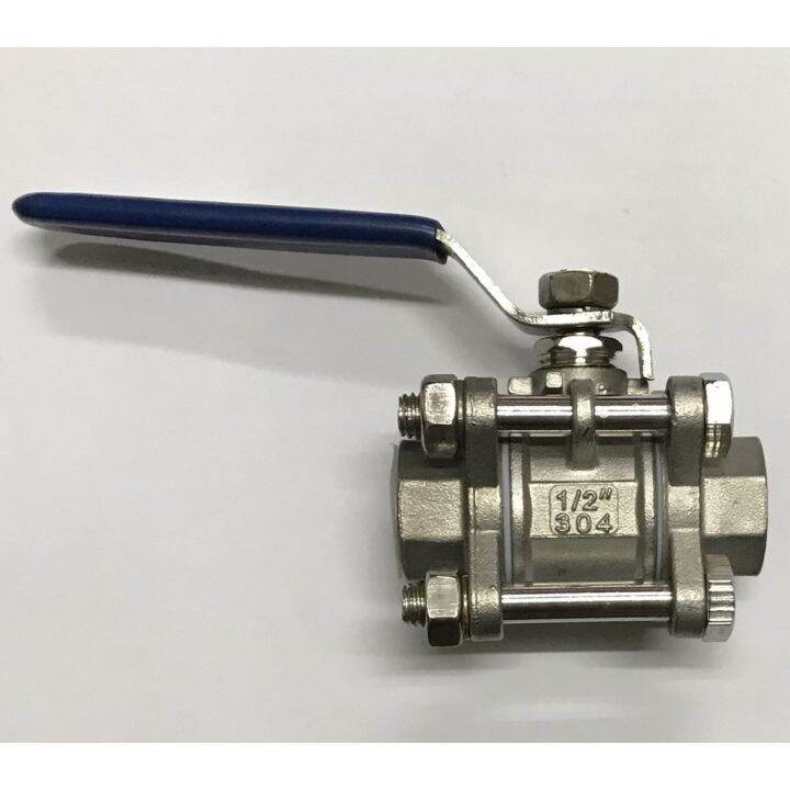 ว้าววว-บอลวาล์วส-3-ตอน-3pc-สแตนเลส-304-ขนาด-1-4-2-stainless-ball-valve-คุ้มสุดสุด-วาล์ว-ควบคุม-ทิศทาง-วาล์ว-ไฮ-ด-รอ-ลิ-ก-วาล์ว-ทาง-เดียว-วาล์ว-กัน-กลับ-pvc