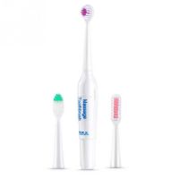 ZZOOI Battery Powed Electric Toothbrush with 3 Brush Heads Oral Hygiene Health Products TEEA889