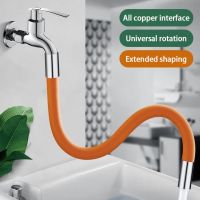 【CW】 360 Degree Adjustment Kitchen Faucet Extension Tube Bathroom Water Tap Filter Foam Accessories