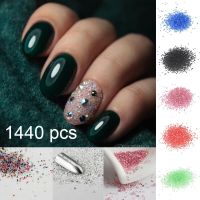 1440Pcs / Pack Crystal 1.1mm Rhinestones Nail Art 3D Micro Zircon DIY Decor