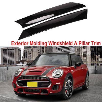 Car Front Side Left&amp;Right Exterior Molding Windshield A Pillar Trim for-BMW MINI R55 2007-2015 51137272583 51137272584