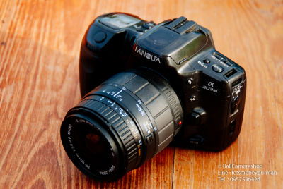 ขายกล้องฟิล์ม Minolta a303si serial 01613398 พร้อมเลนส์ sigma 28-80mm macro