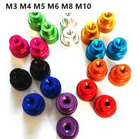 M3 M4 M5 M6 M8 M10 Hand Tighten Flange Nut Aluminum Knurled Hand Thumb Nuts For FPV RC Models