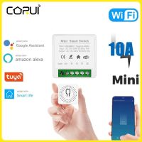 CoRui 10A Mini Smart Wifi DIY Switch Supports 2 Way Control Smart Home Automation Module Alexa Google Home Smart Life App