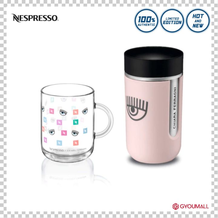 ☕ Nespresso x Chiara ☕ Mug Cup & Tumbler Cup & Nomad Travel Mug