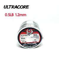 ULTRACORE 0.5LB 1.2mm ตะกั่วขด 60/40 ตะกั่วบัดกรีสำหรับเชื่อมอุปกรณ์อิเล็กทรอนิกส์ที่เป็นโลหะ ตะกั่วบัดกรีคุณภาพดี ช่วยให้การบัดกรีง่ายขึ้น