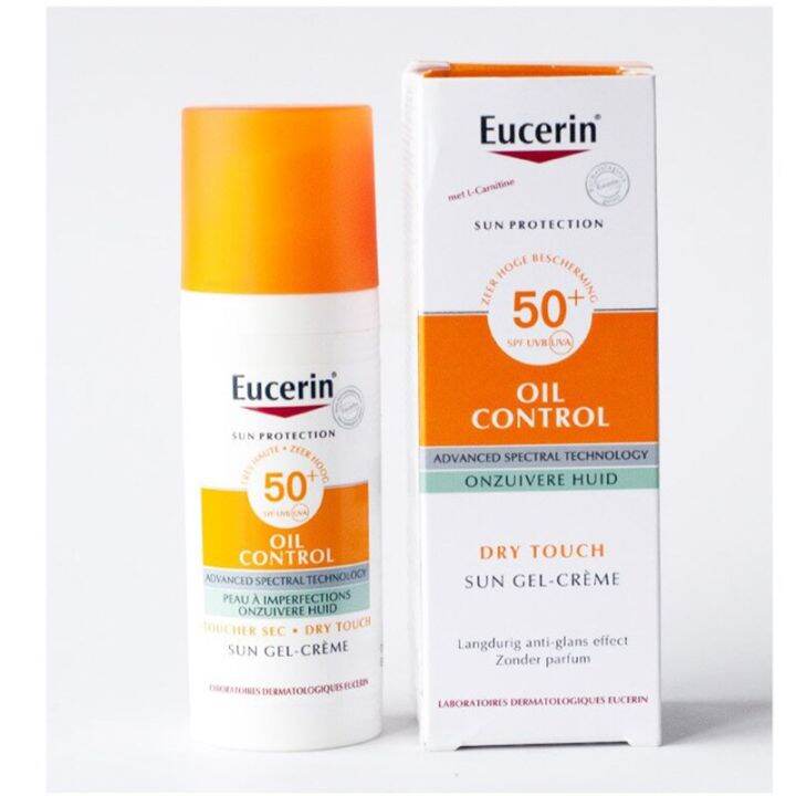 Eucerin Oil Control SPF 50 Face Sunscreen Lotion with Oil Absorbing