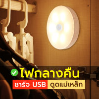 โคมไฟหัวเตียง ไฟกลางคืน ไฟติดผนังรุ่นใหม่! ไฟLED ปรับได้3สี ชาร์จได้ USB ไฟติดผนัง Button night light