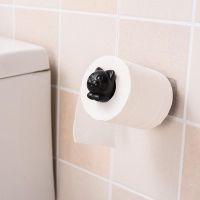 【hot】 1pcs Wall-Mounted Toilet Paper Holder Cartoon Telescopic Tissue Roll Dispenser