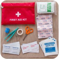 12 Kinds/pack Emergency Kits First Aid Kit Survival Hiking Camping Travel Medical Emergency Treatment Packs Set Nylon Pouch Bags