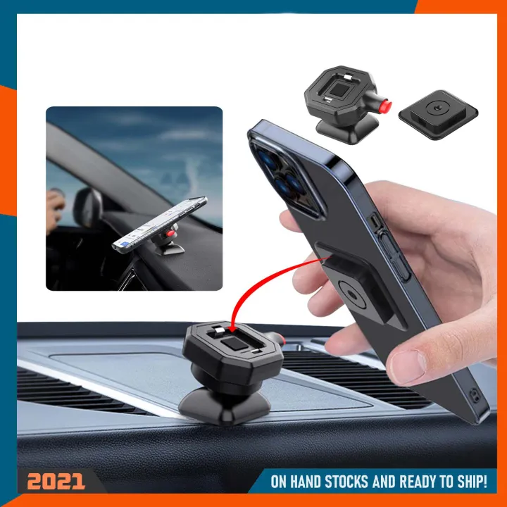 Push lock Car Mount Multifunction Super Strength Phone Holder Lazada PH