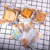 【YF】⊙❂  100Pcs Frosted Chrysanthemum Pattern Plastic Cookie Mid-Autumn Mooncake new