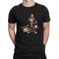 Plant Family T-Shirt Men Anime Amphibia Anne Boonchuy Sprig Casual Tees Crew Neck Short Sleeve T Shirt Gift Idea Clothing 4XL 5XL 6XL