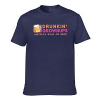 Drunkin Grownups Humor Drinking Beer Mens Short Sleeve T-Shirt