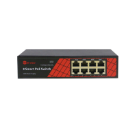 Switch hub poe hiview 8 ports