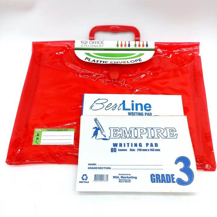 Parchment Plus Expanding Colored Long Plastic Envelope with Handle