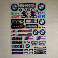 สติ๊กเกอร์กันน้ำแบบลอกแปะสะท้อนแสง Stiker Motor BMW