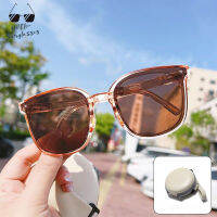 Hello-Sunglasses 2023ใหม่แว่นกันแดดพับได้ป้องกันรังสียูวีสำหรับผู้หญิงความงามในฤดูร้อนเฉดสีแว่นกันแดดชายหาดแบบพกพาสำหรับการเดินทางสุภาพสตรีป้องกันแสงแดดลดออริจินอล