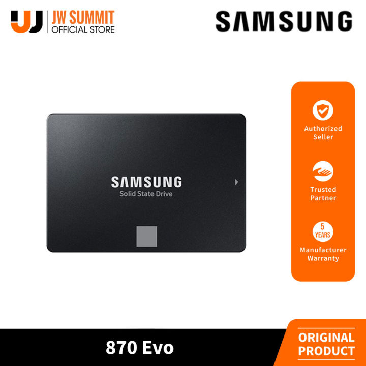 Samsung 870 EVO 250GB/500GB/1TB/2TB/4TB SATA 2.5" Internal SSD / Solid State Drive Lazada PH